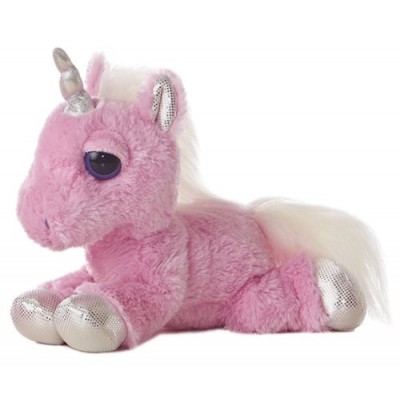 Aurora World Dreamy Eyes Heavenly Pink Unicorn 10" Plush   